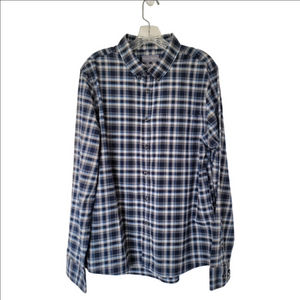 Falls Creek Blue and White Checkered Men's Shirt